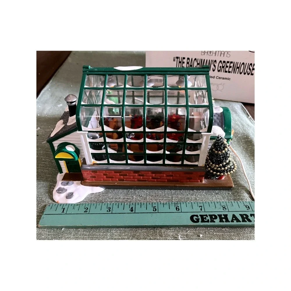 Dept 56 The Original Snow Village Bachman's Greenhouse~The Palm House 1998